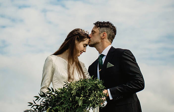 Crystal and Will's folklore inspired wedding at Loughcrew Estate