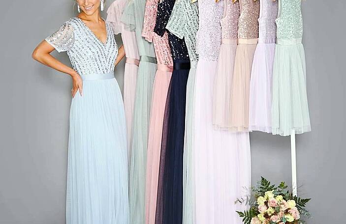Pamela Scott's gorgeous range of bridesmaid dresses has something for everyone