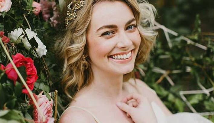 A Midsummer Night's Dream inspired bridal fashion shoot