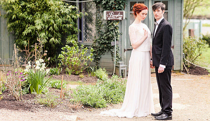 Beautiful Wedding Dresses and Decor at The Millhouse