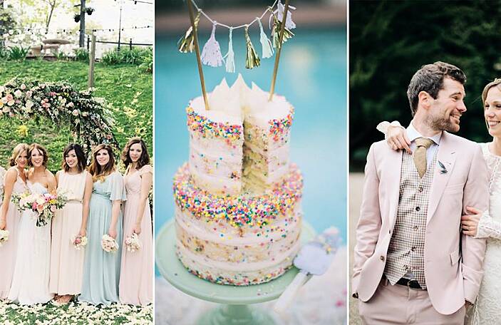 Pastel Wedding Details for Your Summer Celebration