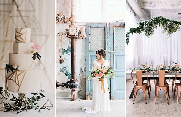 Urban-Inspired Wedding Décor for Modern Couples
