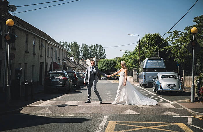Louise and Niall's beautiful Dunboyne Castle wedding