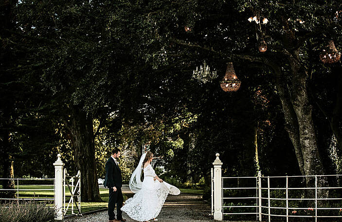 Sarah and Mark's beautiful Ballymagarvey Village wedding