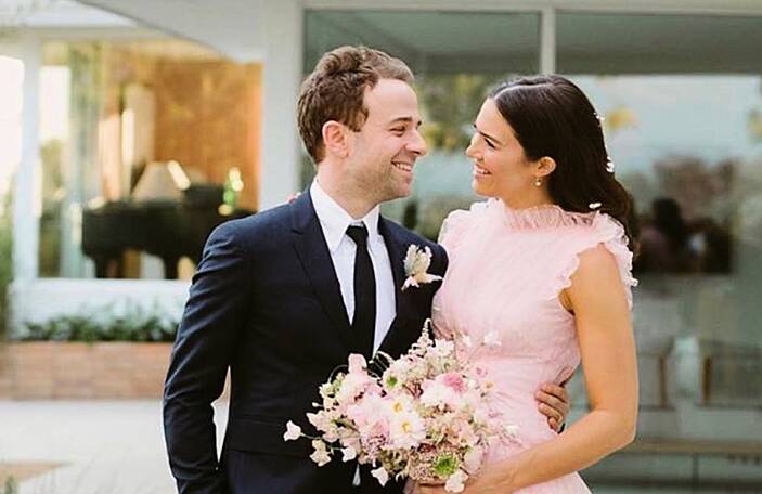 Pink Wedding Dresses Inspired by Mandy Moore's Gown