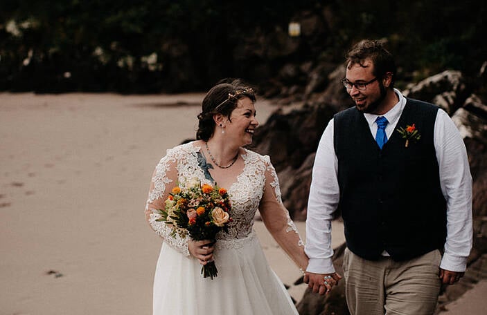 Jennifer and Travis' incredible intimate, rustic Ballintaggart wedding