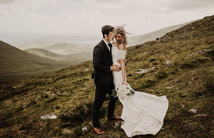 A House Party Wedding in Kerry for Hazel and JR