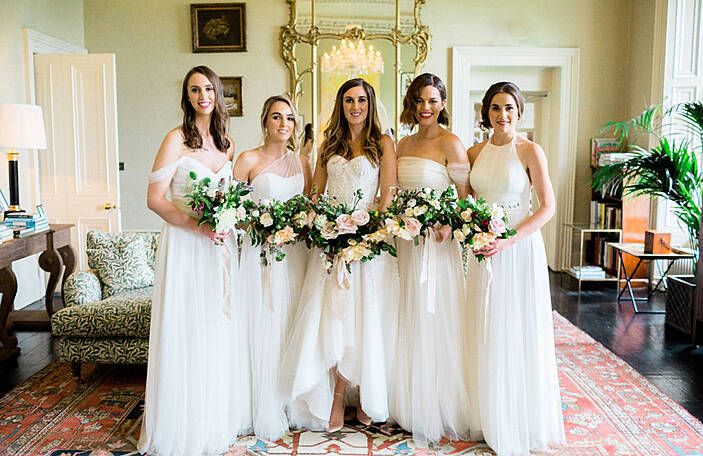 Aisling and Sam's beautiful, fun-filled Virginia Park Lodge wedding