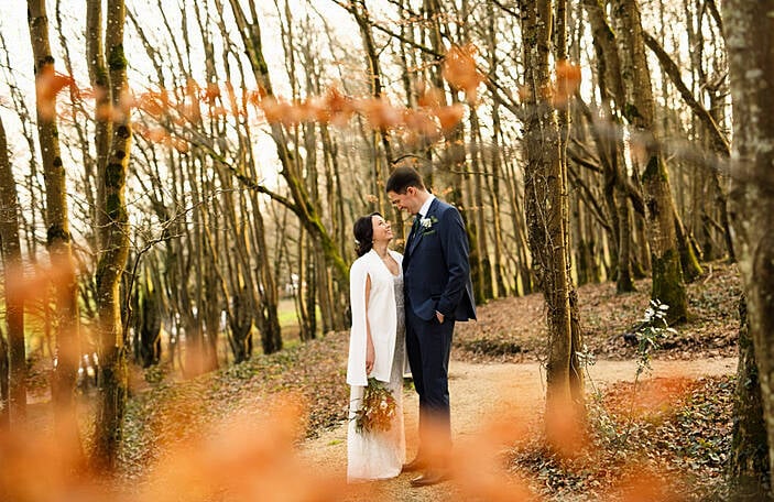 Cassie and Mark's stunning Ballybeg House wedding planned from abroad