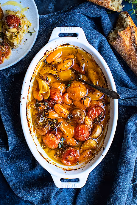 Butter, Garlic & Cherry Tomato Confit | DonalSkehan.com