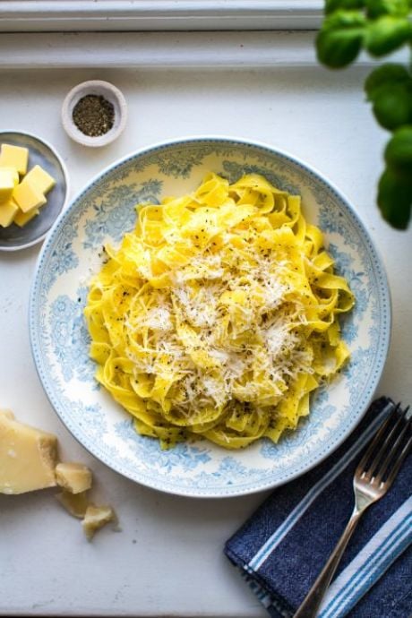 Fettuccine Al Fredo | DonalSkehan.com, One of the oldest, simplest and most delicious ways to prepare pasta!
