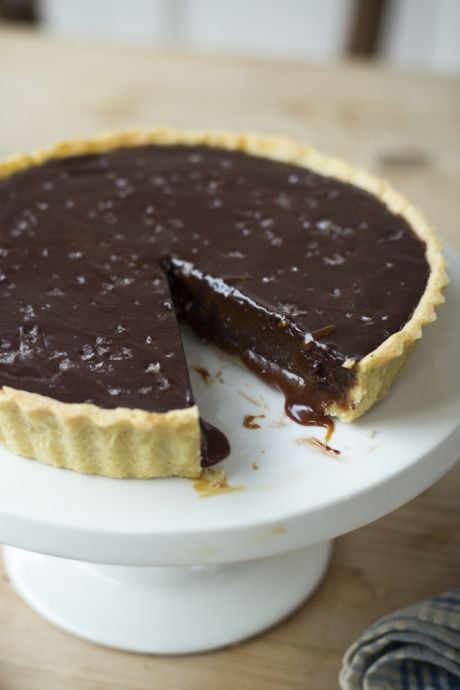 Salted Caramel Chocolate Tart | DonalSkehan.com, The perfect end to any special meal! 