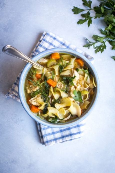 Chicken Noodle Soup | DonalSkehan.com, Quick midweek soup