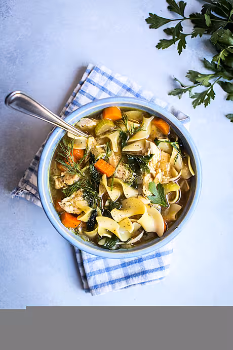 Chicken Noodle Soup | DonalSkehan.com, Quick midweek soup