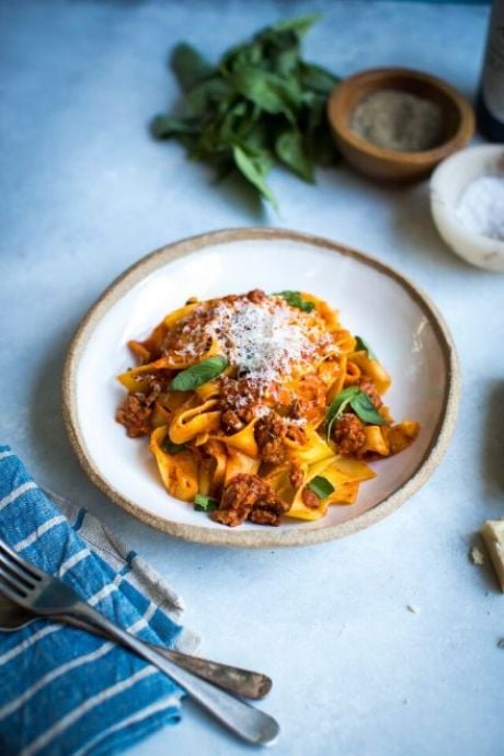 Chicken Parmesan Pappardelle | DonalSkehan.com, The perfect mid week meal!