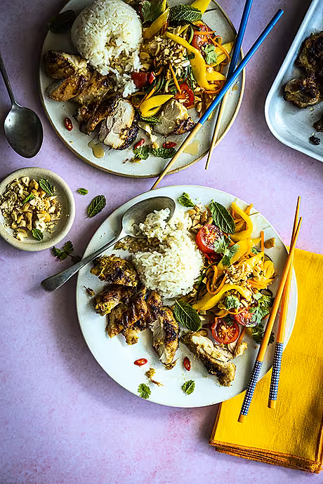 Chargrilled Lemongrass & Chilli Chicken with Mango Salad | DonalSkehan.com