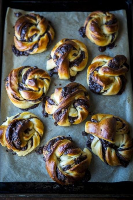 Chocolate Swirl Buns | DonalSkehan.com, These rich, fragrant pastries will go down a treat with your morning cup of coffee.  