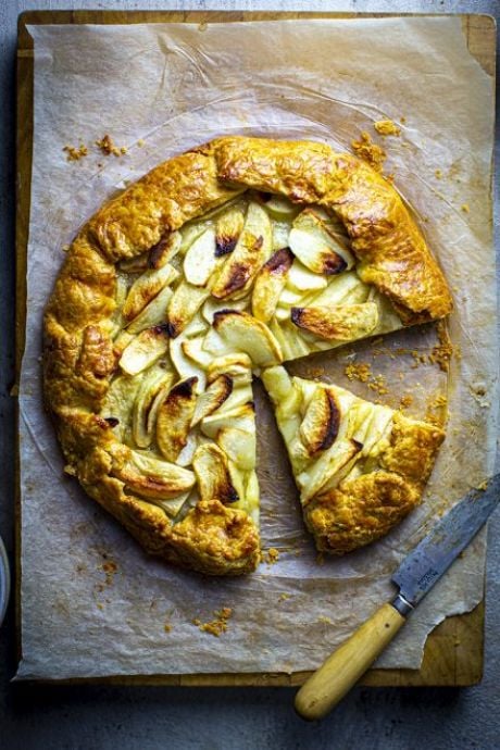Apple Galette with Cardamom Whipped Cream | DonalSkehan.com