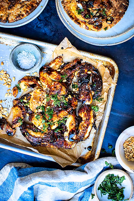 Honey & Balsamic Halloumi Platter | DonalSkehan.com