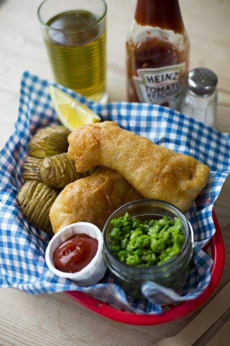 Beer Batter Fish with Hasselback Potatoes | DonalSkehan.com, Traditional fish & chips with an easy twist! 