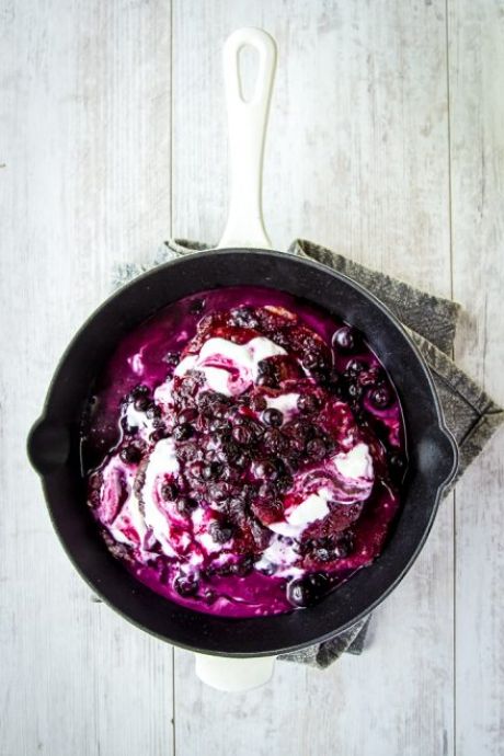 Oat, Blueberry & Chia Seed Pancakes | DonalSkehan.com, A must try weekend breakfast!