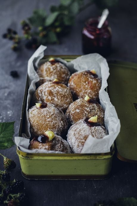Blackberry & Custard Doughnuts | DonalSkehan.com, These doughnuts will change your life! 