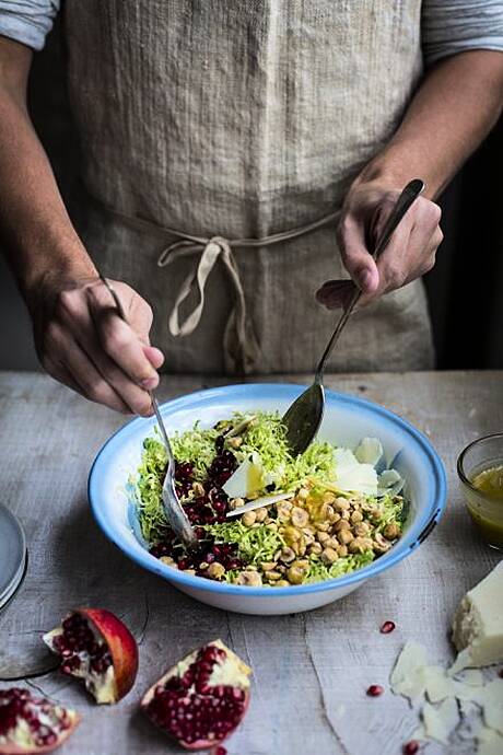 Brussels Sprout Salad with Hazelnuts & Pecorino | DonalSkehan.com