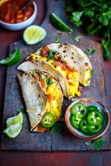 Seriously Cheesy Breakfast Tacos | DonalSkehan.com, Tacos for breakfast, who knew?