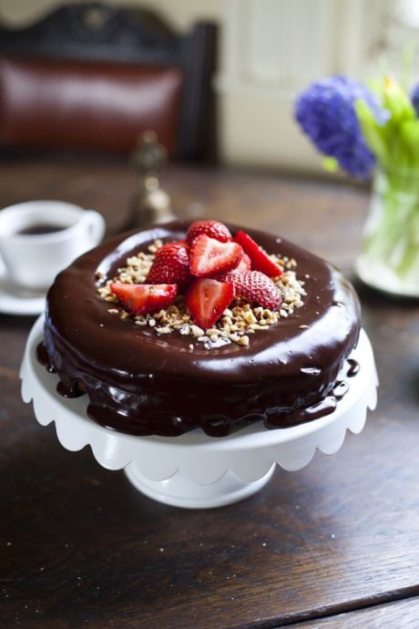 Dark Chocolate Hazelnut Mud Pie | DonalSkehan.com, Perfect way to finish off a dinner party. 