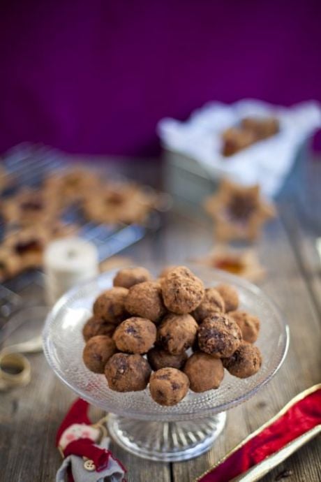 Chocolate Hazelnut Truffles | DonalSkehan.com, People go crazy for these decadent chocolate truffles! 