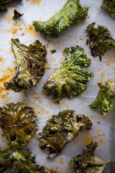 Spicy Kale Chips | DonalSkehan.com, Quick and easy superfood snack, packed full of minerals and vitamins!