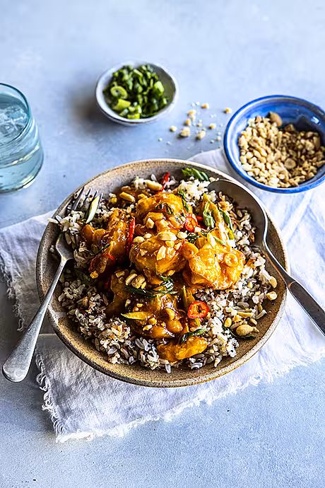 Crispy Cauliflower Kung Pao | DonalSkehan.com