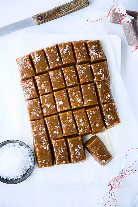 Irish Atlantic Sea Salt Caramels | DonalSkehan.com, Soft and chewy, the ideal gift or afternoon treat!
