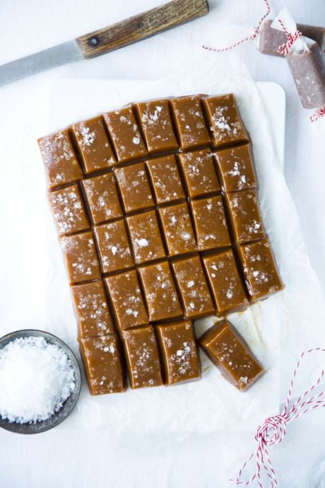 Irish Atlantic Sea Salt Caramels | DonalSkehan.com, Soft and chewy, the ideal gift or afternoon treat!