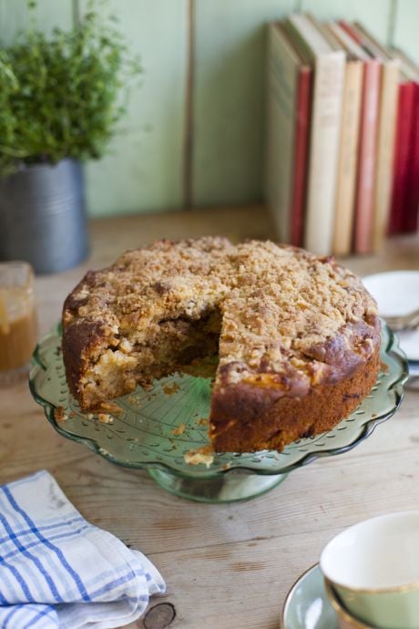 Irish Apple Crumble Cake | DonalSkehan.com, A crumble/cake hybrid resulting in the BEST dessert! 