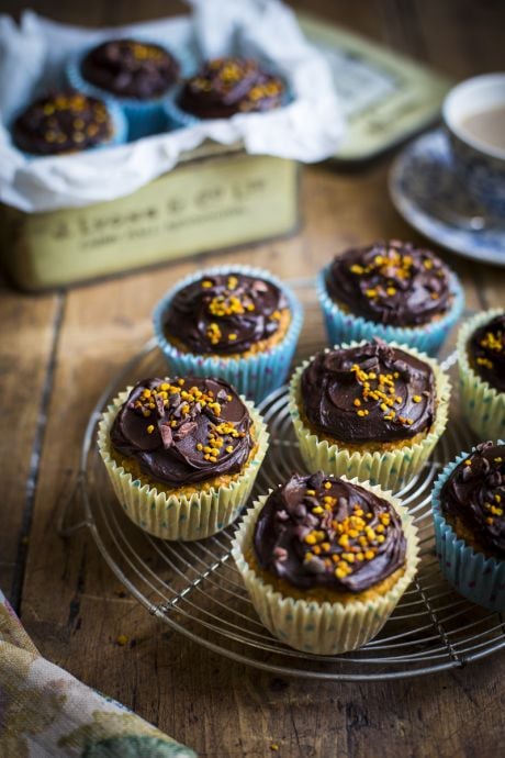 Juicer Muffins with Chocolate Glaze | DonalSkehan.com, A nutritious dairy free breakfast or snack recipe with a surprising ingredient...!