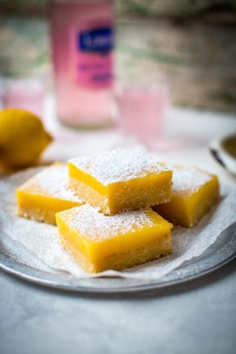 Lemon Bars | DonalSkehan.com, A quick dessert that packs a zesty zing!