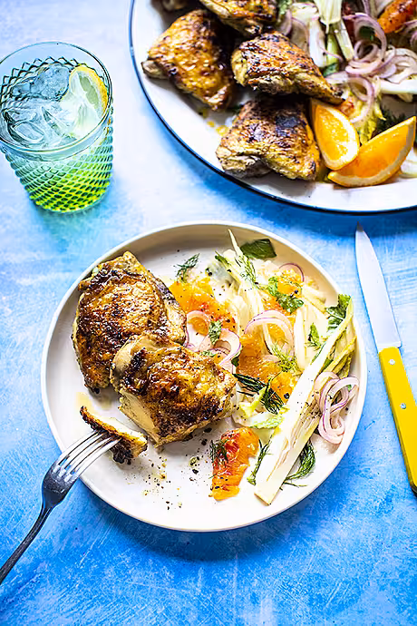 BBQ Crispy Lemon & Thyme Chicken | DonalSkehan.com
