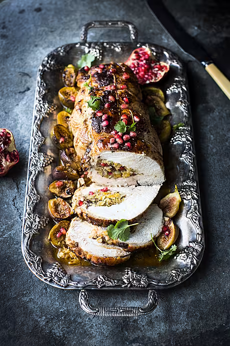 Jewelled Pot Roast Moroccan Turkey Breast | DonalSkehan.com, A new twist on an old Christmas classic.
