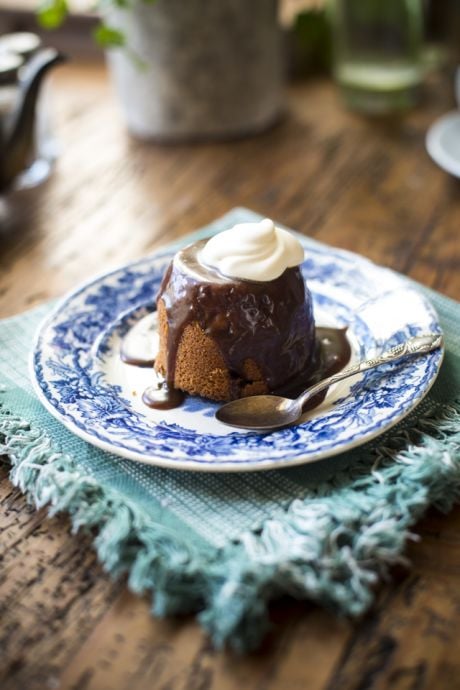 Apple Cakes with Salted Caramel Sauce | DonalSkehan.com, Delicious autumn dessert.