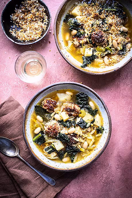 Winter Vegetable & Meatball Stew | DonalSkehan.com