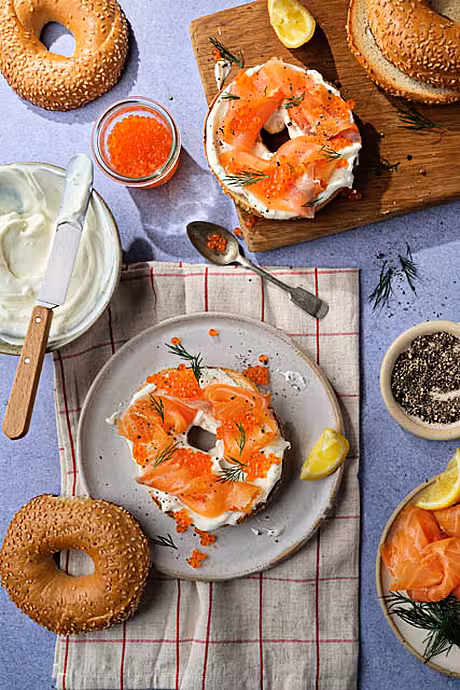 Smoked Salmon Bagels | DonalSkehan.com
