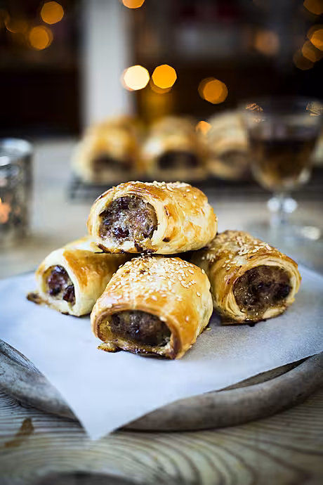 Cranberry Sausage Rolls | DonalSkehan.com, The perfect festive canapé!