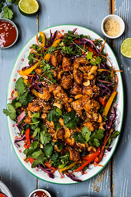 Spicy Sriracha Chicken Salad | DonalSkehan.com