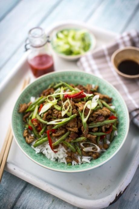 Szechuan Pork & Green Bean Stir Fry | DonalSkehan.com, Quick & Easy Stir-Fry for any day of the week!