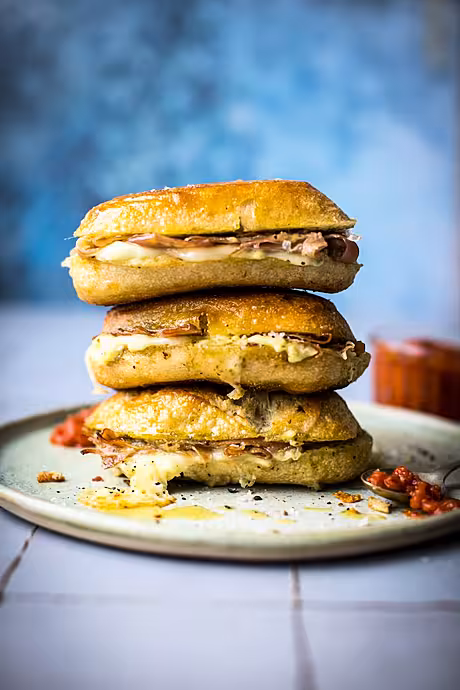 Grilled Prosciutto Cheese Sandwiches | DonalSkehan.com