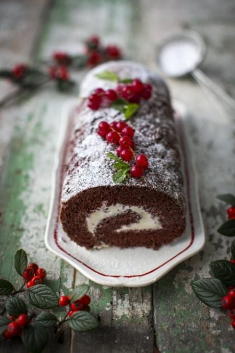 Red Velvet Roulade with Raspberries | DonalSkehan.com, A brilliant Christmas dessert that everyone will love!