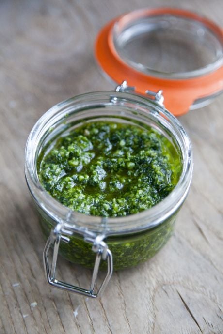 Wild Garlic Pesto | DonalSkehan.com, Perfect with pasta, salads or even just for dipping crusty bread in!