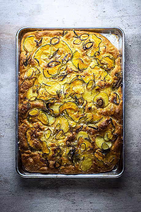 Shaved Winter Vegetable Focaccia | DonalSkehan.com