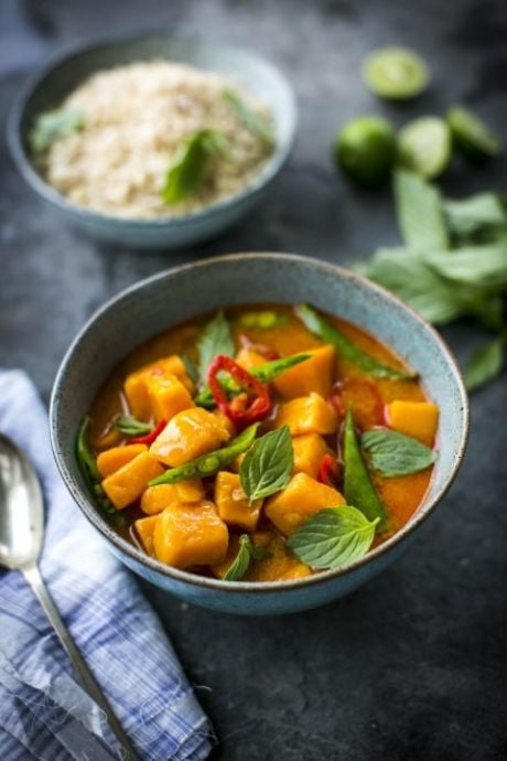 Thai Sweet Potato Stew with Lemongrass & Ginger Brown Rice | DonalSkehan.com, A Thai Stew offering ultimate warmth and flavour for the colder months.